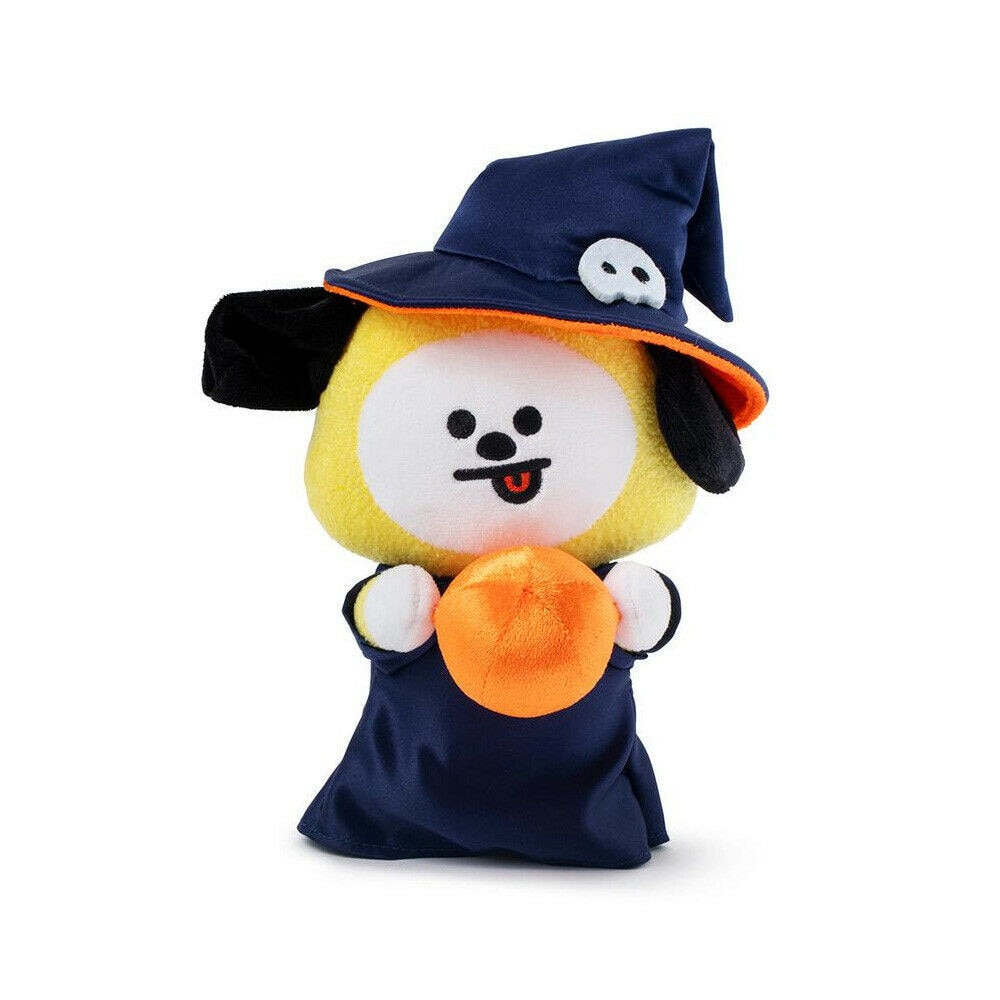 2019 Bt21 Korea Halloween Doll Anime Figures Tata Rj Mang Chimmy 25Cm Cartoon Kawaii Girls Plush 3 - BT21 Plush