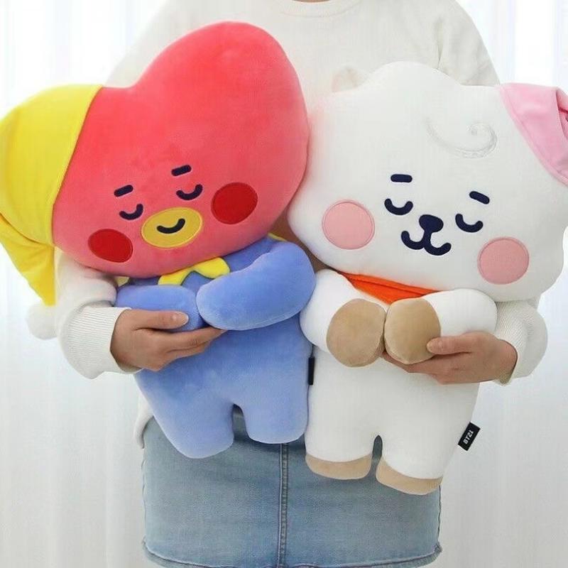 40Cm Cartoon Bt21 Chimmy Cooky Mang Koya Plush Doll Anime Kawaii Pillow Soft Stuffed Cushion Animals 1 - BT21 Plush