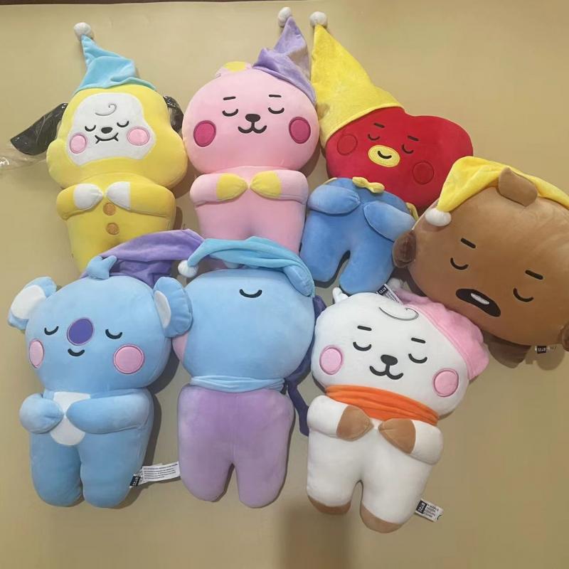 40Cm Cartoon Bt21 Chimmy Cooky Mang Koya Plush Doll Anime Kawaii Pillow Soft Stuffed Cushion Animals 2 - BT21 Plush