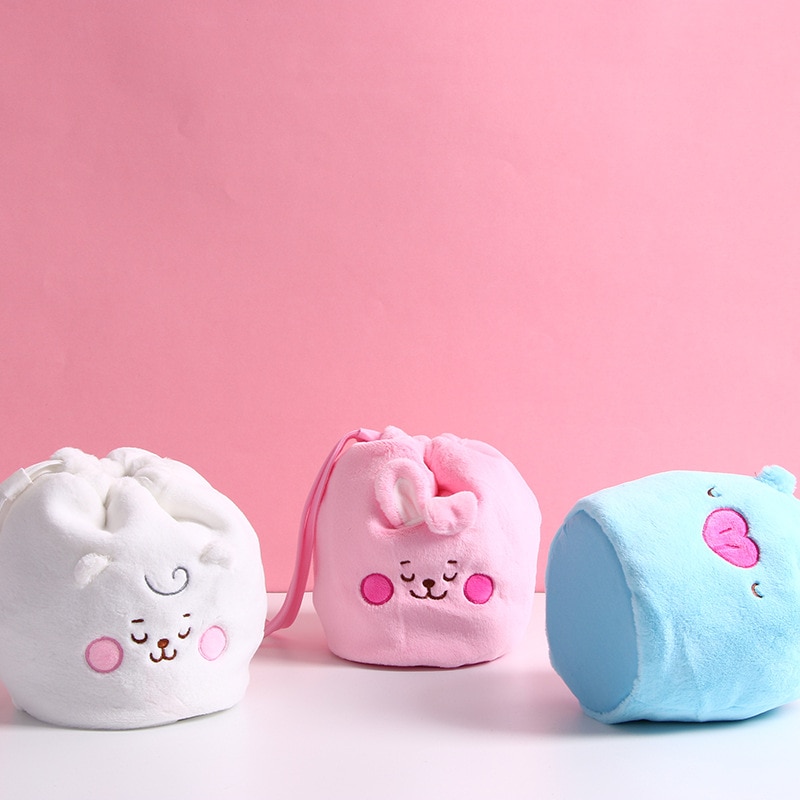 Kawaii Bt21 Dream Baby Series Cartoon Plush Toy Doll Girl Fashion Large Capacity Bucket Bag Anime 2 - BT21 Plush