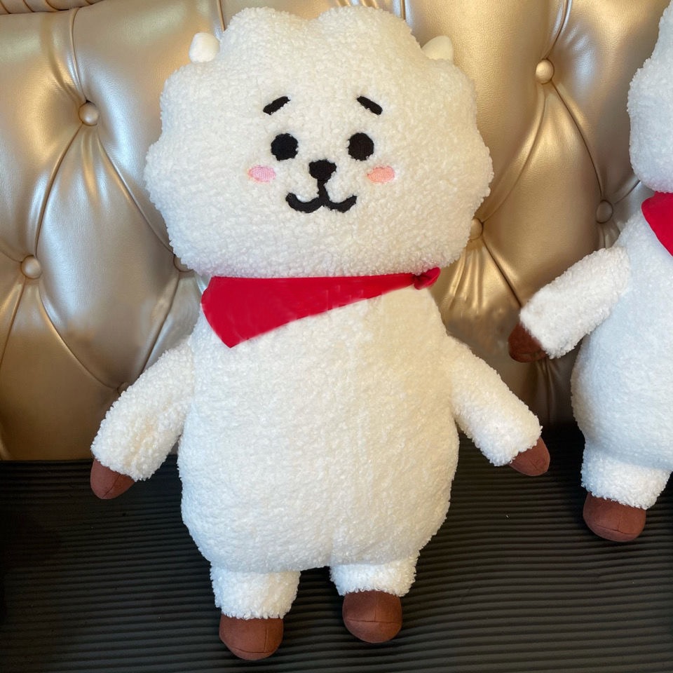 Kawaii Kpop Bangtan Star Boys Plush Toy Rj Jin Family Stuffed Doll Sheep Sofa Cushion - BT21 Plush