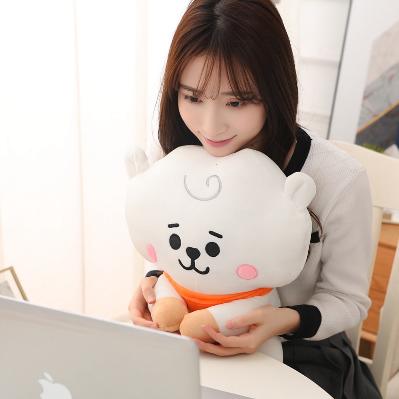 Kpop Star Kawaii Bangtan Boys Plush Toy Anime Stuffed Doll Lovely Rabbit Sheep Koala Sofa Cushion 2 - BT21 Plush